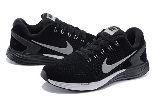 Mens Nike Lunarglide 7 Black & Grey